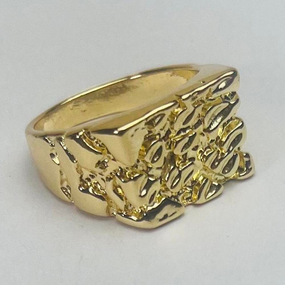 Y2k 2000s vintage style foil ring
